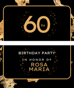 60th Birthday Candy Bar Wrapper