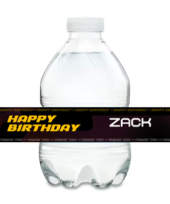 Alternative view of Birthday Water Bottle Labels