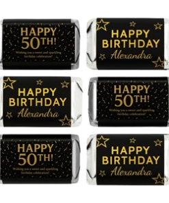 50th Birthday Mini Candy Bar